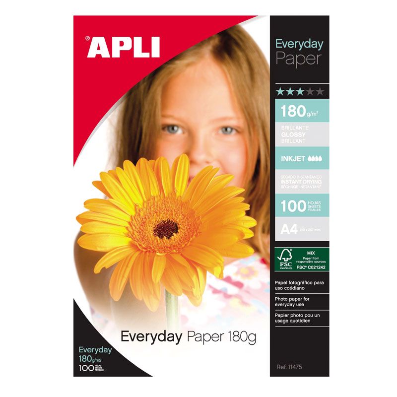 Fotopapīrs APLI Everyday paper InkJet, glancēts