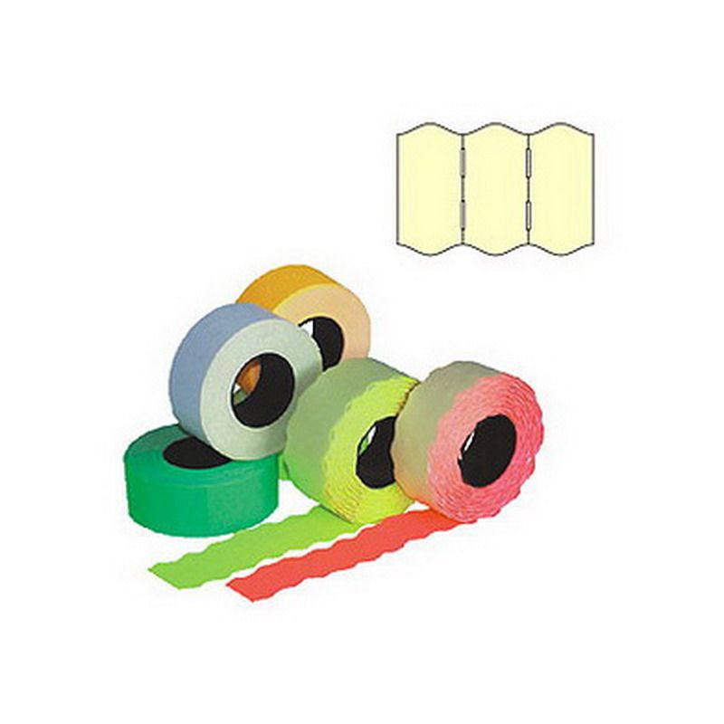 Aurika Marķēšanas pistoļu uzlīmes 26x16mm, baltas