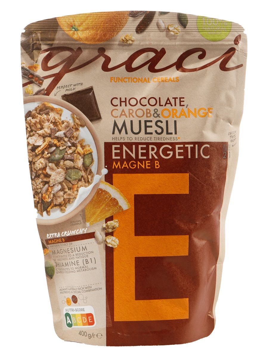 Funkcionāls musli GRACI Enerģiskais V2.1, 400g (450-23616)