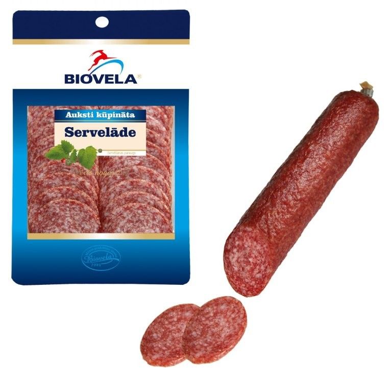 Auksti kūpināta servelāde 110g BIOVELA (450-23163)