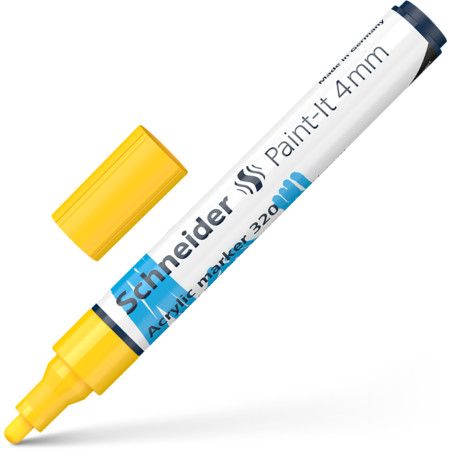 Akrila marķieris SCHNEIDER Paint-it 320, 4mm, dzeltens (200-14311)