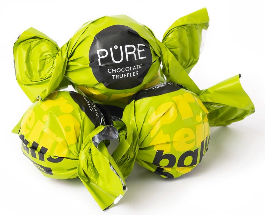 Pure Chocolate Tumšās šokolādes trifeles ar
