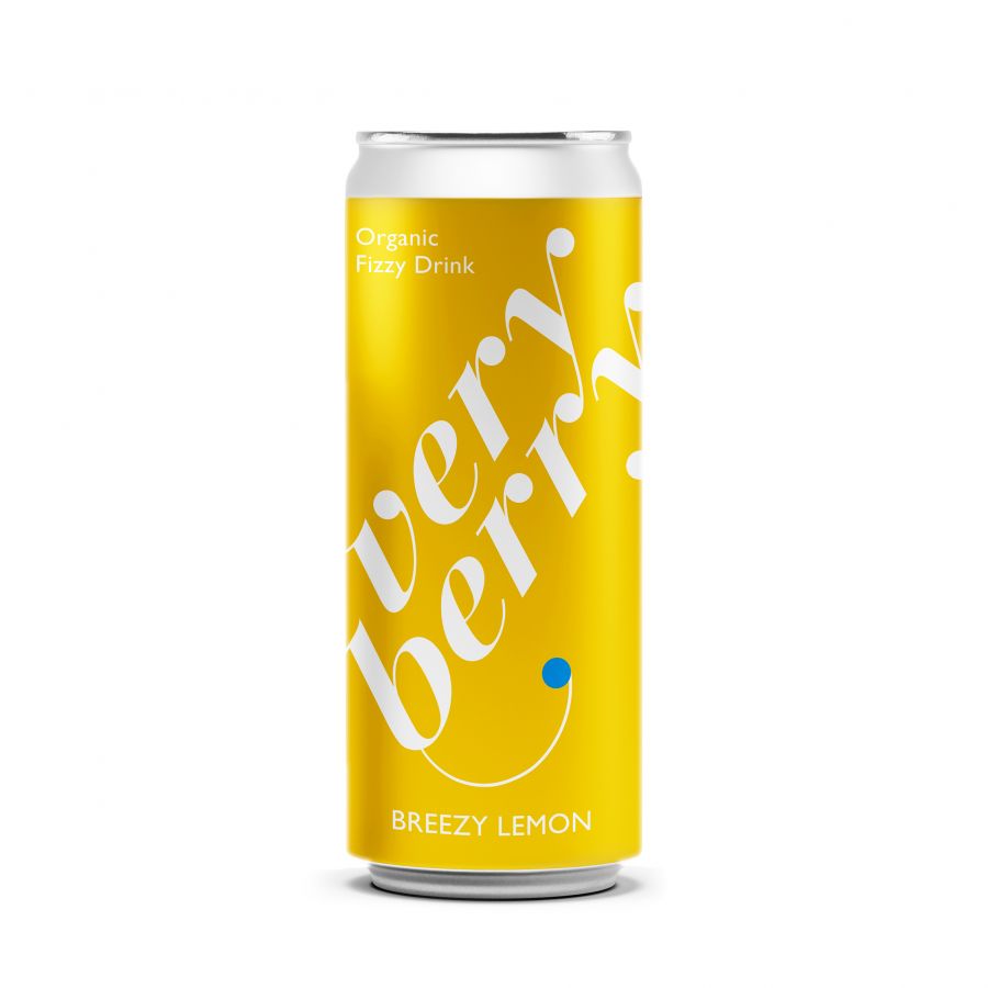 Gāzēts dzēriens VERY BERRY Breezy Lemon, bundžā, 0.33l (DEP) (450-23181)