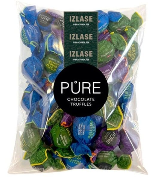 Pure Chocolate Piena šokolādes trifeles ar
