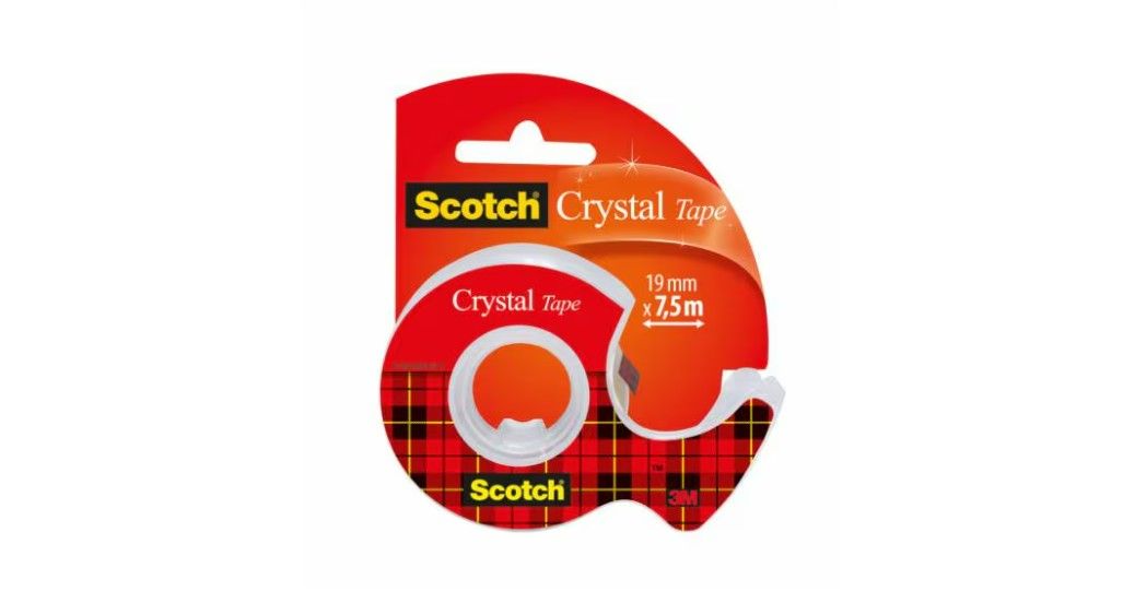 3M Scotch Crystal caurspīdīga līmlente 19