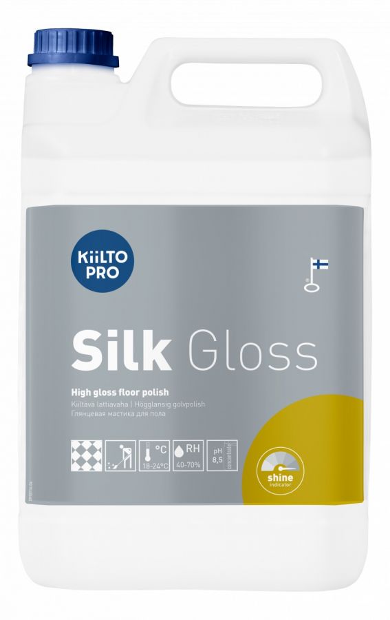 Grīdas vasks KIILTO Silk Gloss, 5l