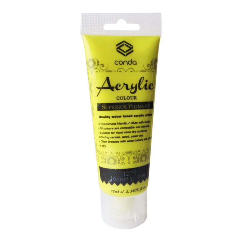 Grafitas Akrila krāsa,75ml, 1206 citronu