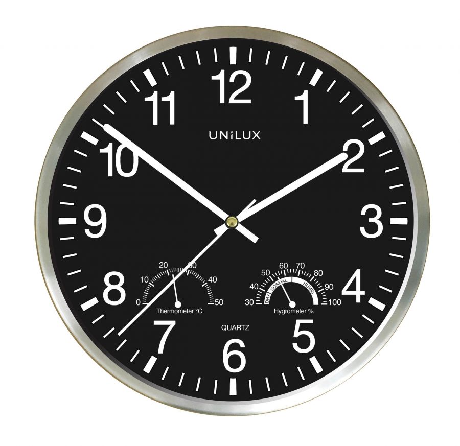 Sienas pulkstenis UNILUX WETTY 30cm ar