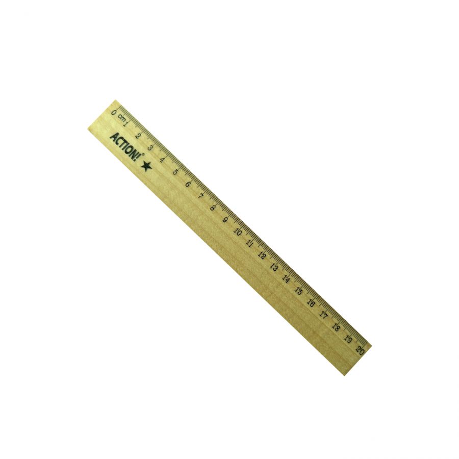 Grafitas Lineāls, koka, 20 cm (200-14102)