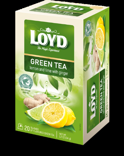 Zaļā tēja LOYD Lemon & Lime