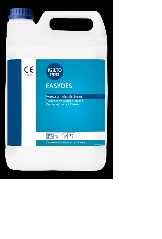 Ātras iedarbības virsmas dezinfekcijas līdzeklis, Easydes Kiilto, 5l (400-08307)
