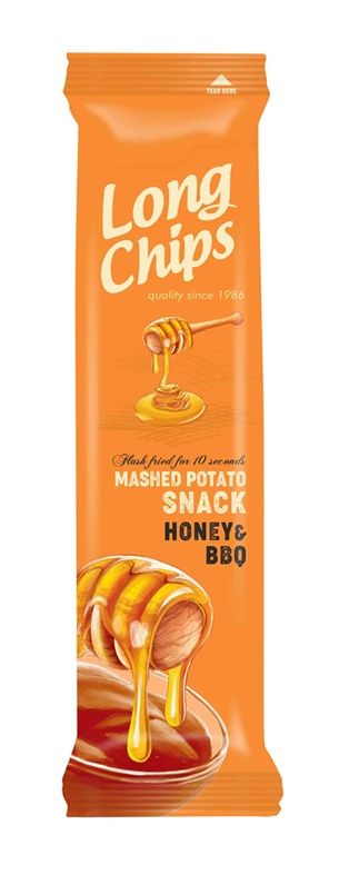 Kartupeļu plāksnes LONGCHIPS Honey BBQ, 75g (450-23244)