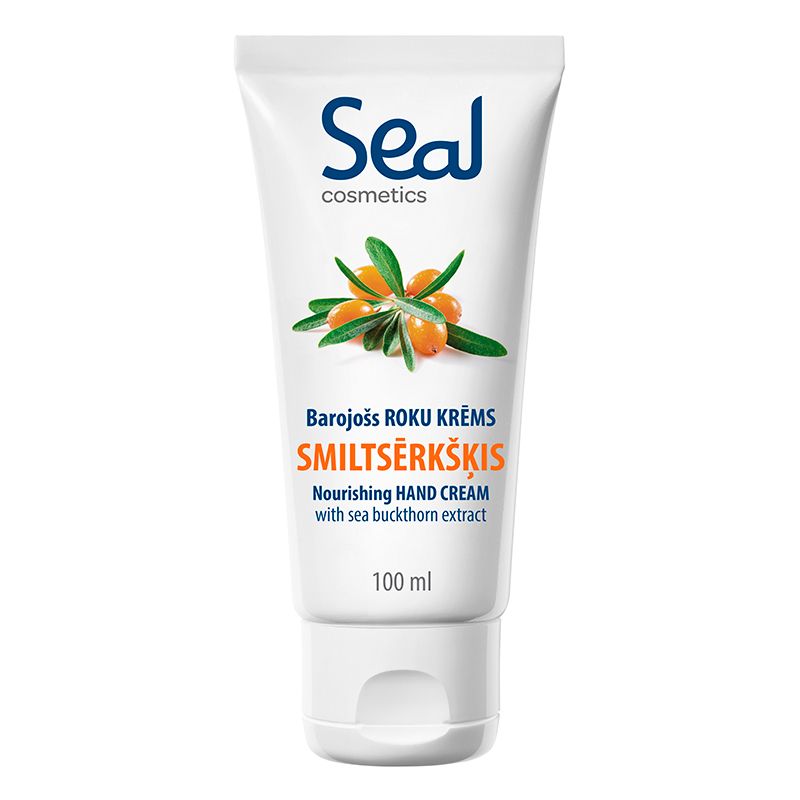Barojošs roku krēms SEAL, Smiltsērkšķis, 100
