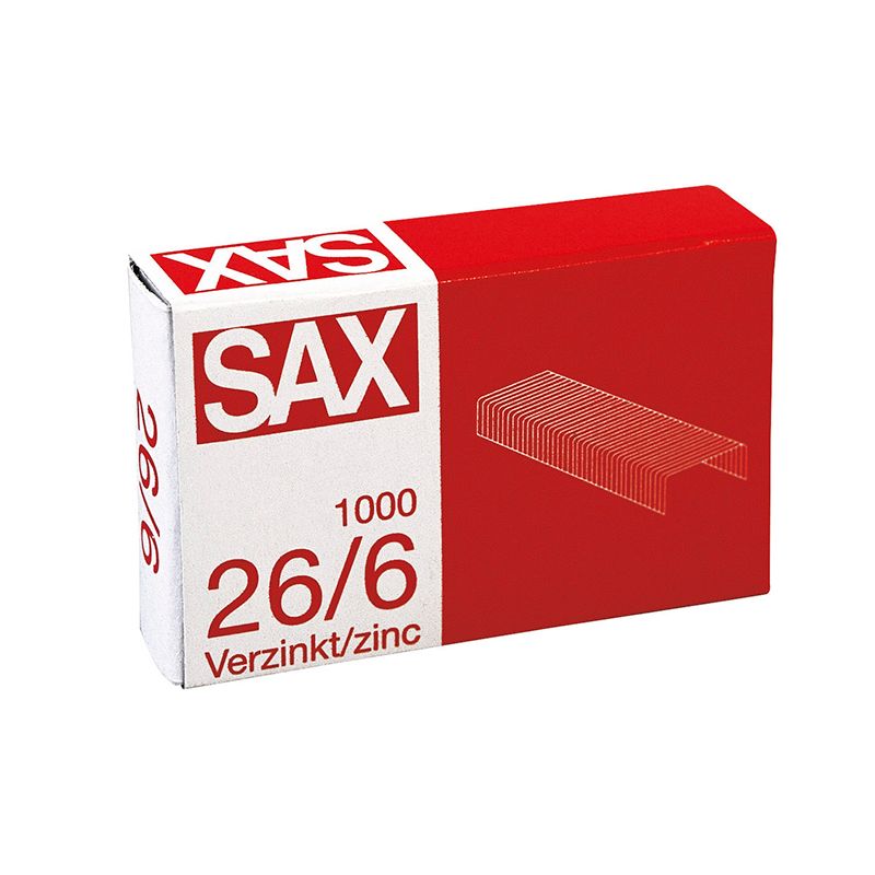 Skavas  SAX 26/6, 1000 skavas/kastītē (200-08833)