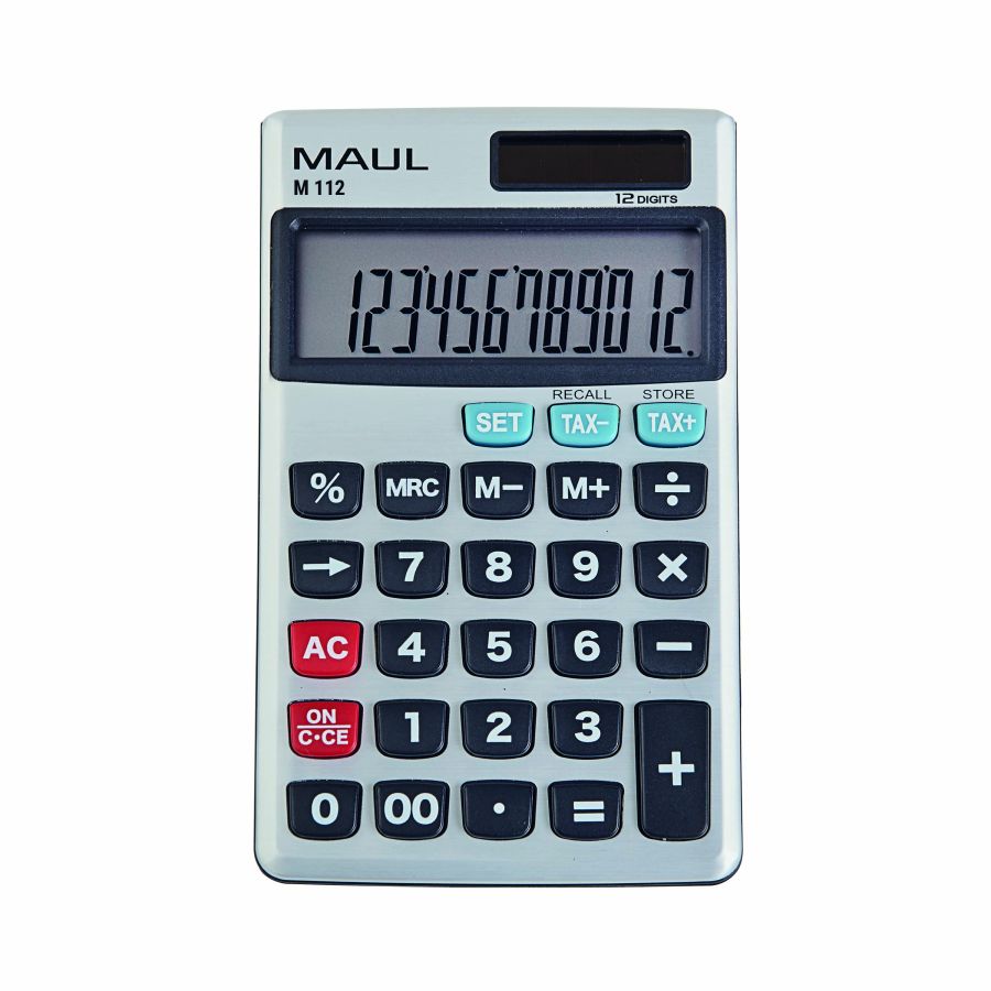 MAUL Kabatas kalkulators M112, 12 cipari