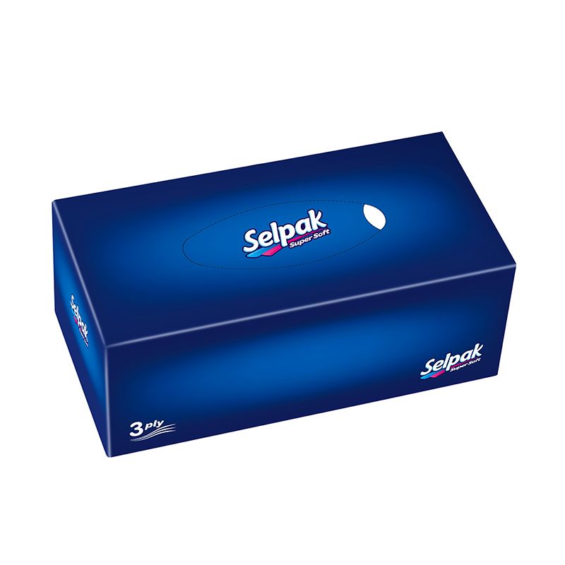 Kosmētiskās salvetes SELPAK Maxi, 3 sl