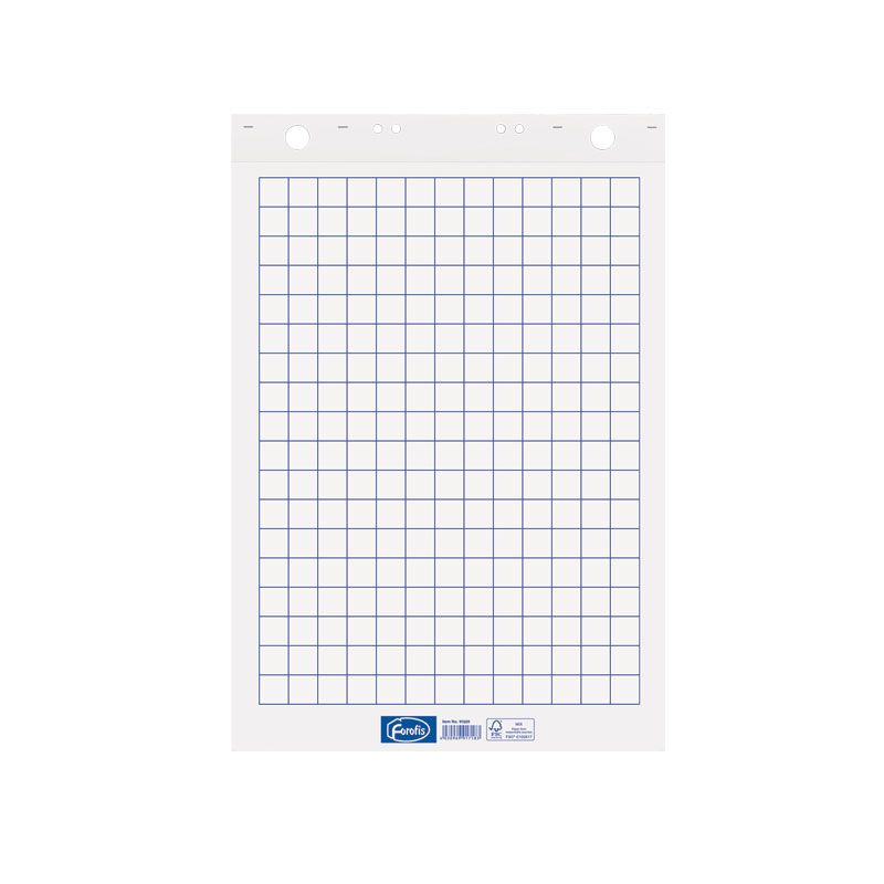 Papīra bloks FOROFIS 600x850 mm 50lp,  rūtiņu (100-10903)