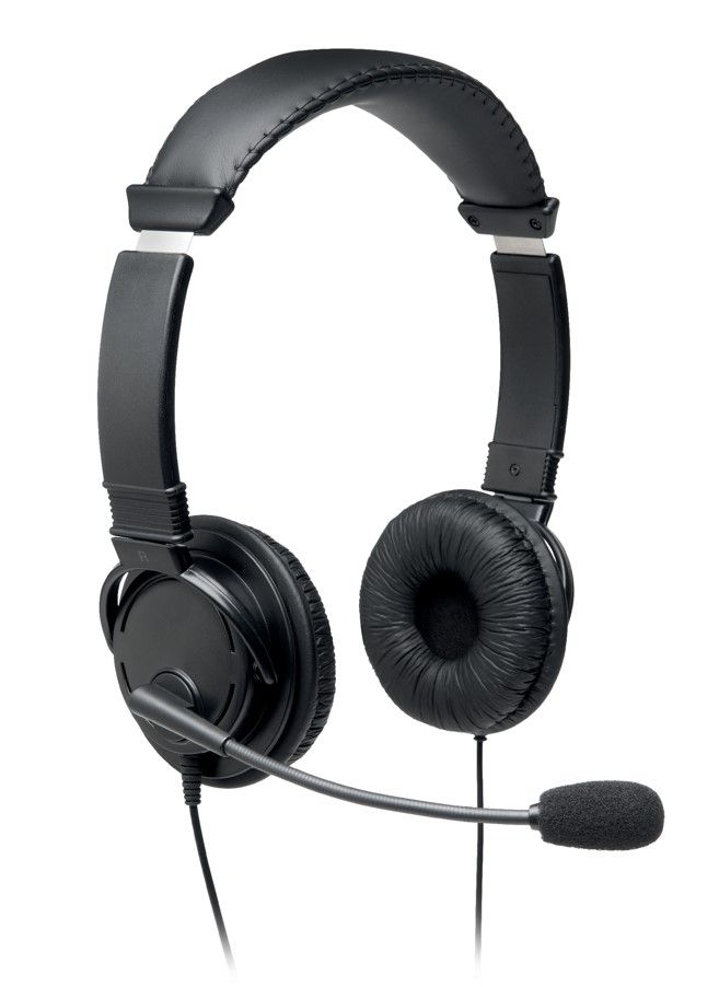 Austiņas ar mikrofonu Kensington USB-A Hi-Fi (250-09085)