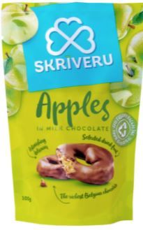 Skrīveru Saldumi SKRĪVERU Āboli piena šokolādē