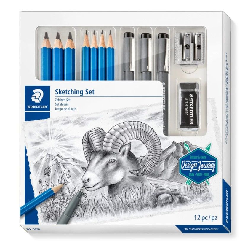 Zīmēšanas komplekts STAEDTLER Mars 100 (200-14621)