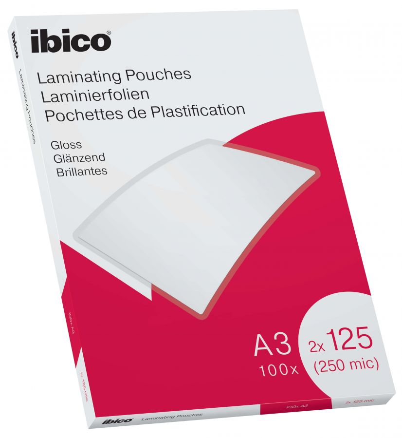 Laminēšanas kabatas Ibico, A3, 303x426 mm