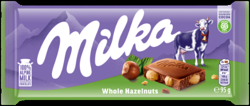 Šokolādes tāfelīte MILKA Whole Hazelnuts