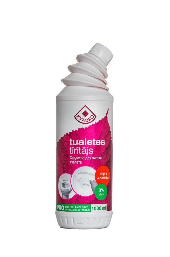 Tualetes tīrītājs KVADRO, stipra iedarbība, 1l