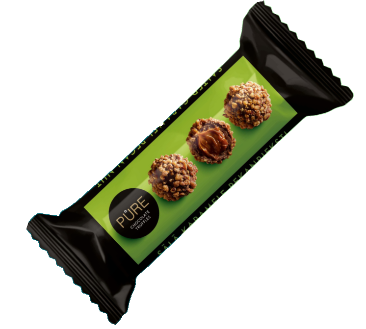Pure Chocolate Piena šokolādes trifeles ar