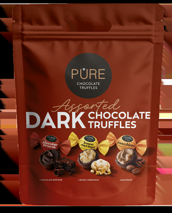 Pure Chocolate Tumšās šokolādes trifeles ar