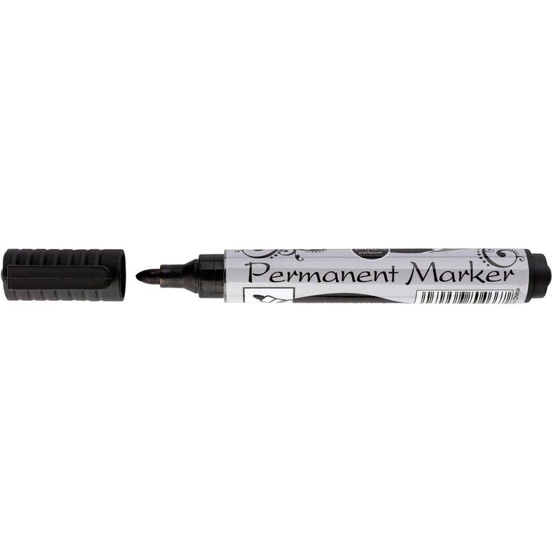 Permanentais marķieris CENTRUM 2-4mm, melns. (200-13415)