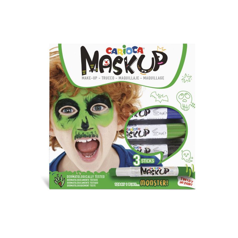 Sejas krāsas CARIOCA Mask Up Monsters