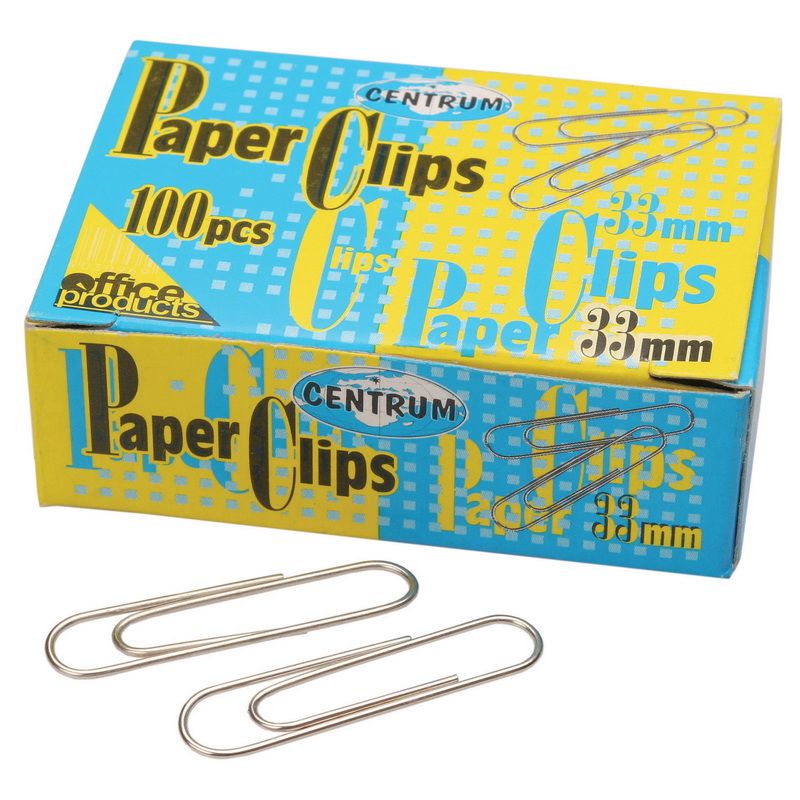 Saspraudes CENTRUM 33mm, 100gab/kastīte (200-06456)