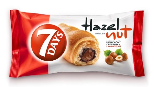 7DAYS kruasāns ar lazdu riekstu krēma