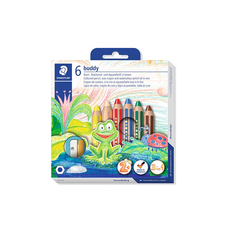 Krāsainie zīmuļi STAEDTLER Buddy 3 in