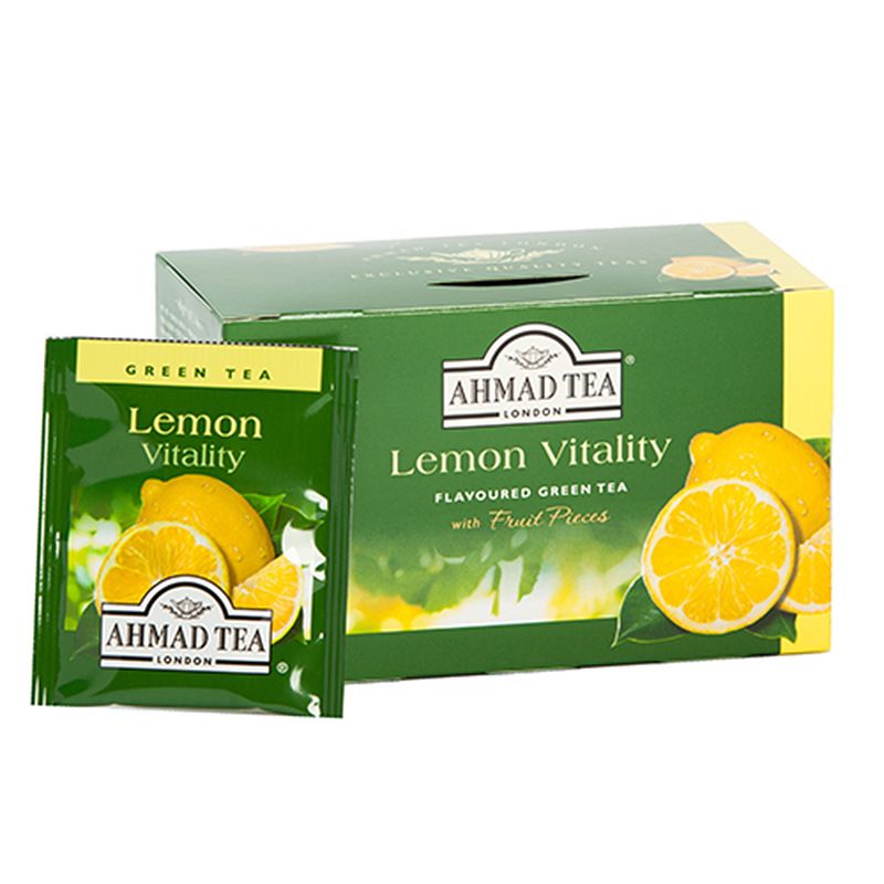 Zaļā tēja AHMAD GREEN LEMON, 20