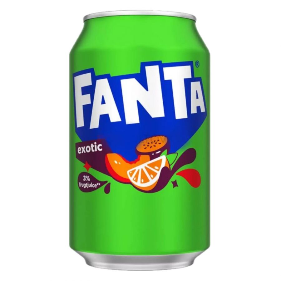 Gāzēts dzēriens FANTA Exotic, bundžā, 0