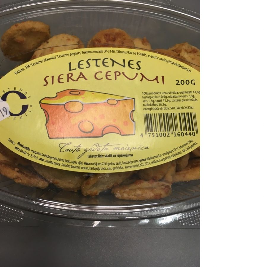Cepumi siera LESTENES, 200 g (450-27343)