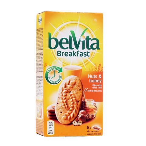Cepumi BELVITA, Medus & Rieksti, 300 g (450-07709)