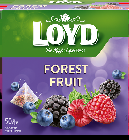 Augļu tēja LOYD Pyramids meža augļu