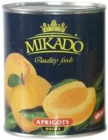Aprikožu pusītes MIKADO, 820g/480g (450-08256)
