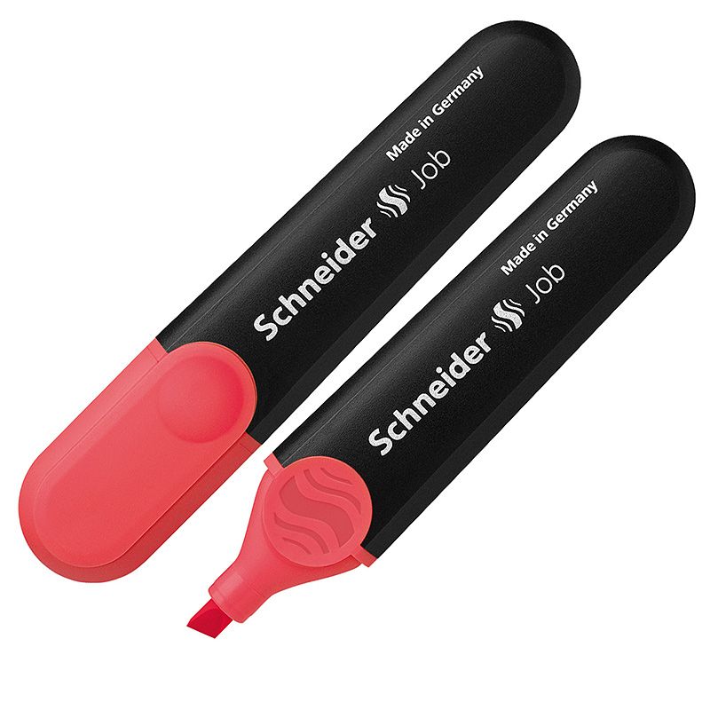 Teksta marķieris SCHNEIDER JOB, sarkans (200-01329)