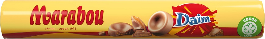 Piena šokolādes konfektes MARABOU Daim Roll