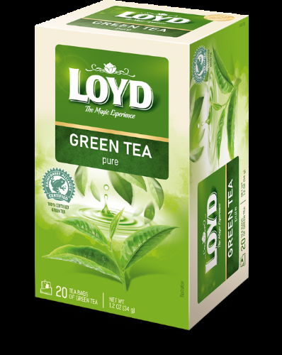 Zaļā tēja LOYD, 20x1,7 g