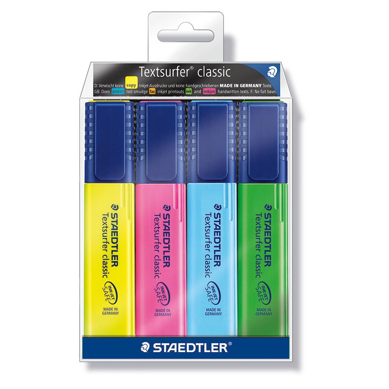 Teksta marķieru komplekts STAEDTLER TEXTSURFER 364