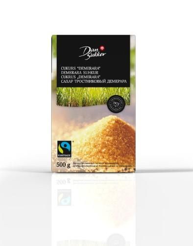 Cukurs brūnais Demerara DAN SUKKER, 500 g (450-02375)
