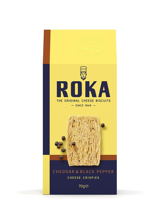 Siera cepumi ROKA Cheddar ar sieru