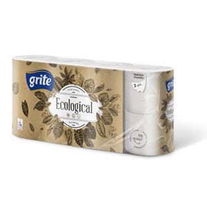 Tualetes papīrs GRITE Ecological 3 sl
