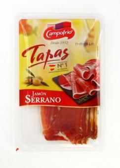 Campofrio Žāvēts šķiņķis Jamon serrano, šķēlēs