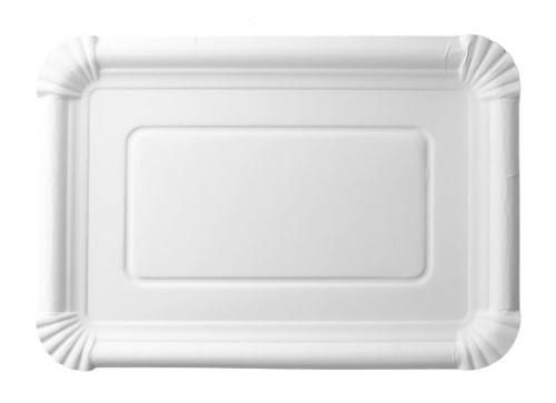 Šķīvis papīra ABCPAK, balta, 16x20cm, 2.075kg, 250gab (400-09319)