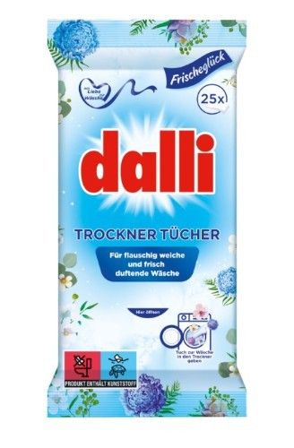 Dalli Žāvētāja salvetes (dryer sheets) 25gb